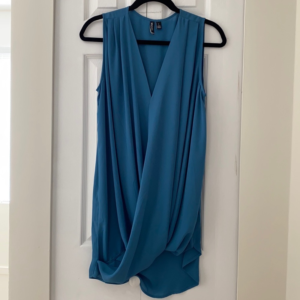 Drape top/short dress